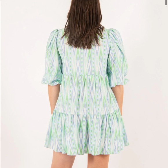 Emily McCarthy Tiered Ruffle Mini Dress - Picture 6 of 7